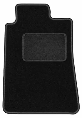 Image de Tapis conducteur en moquette pour Mercedes C W202 1993-2000 (break/berline) – 1 pièce, noir, sur mesure – Wielganizator LUX