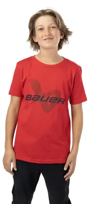 Produktbild von T-Shirt Bauer Core Lockup Junior rot L