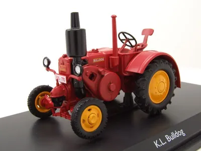 Immagine prodotto di Trattore K.L. Lanz Bulldog rosso, modellino in scala 1:43, Schuco