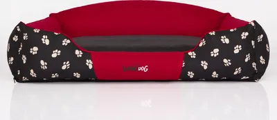 Produktbild von Hundekissen Hundebett Hundekissen Tierbett Katzenbett Hundekorb Schlafplatz - Königliche - 65 x 50 x 24 cm [Größe: L] - Rot