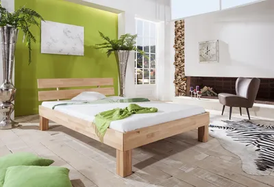 Produktbild von Relita Futonbett Julia 180 aus Kernbuche 180 x 200 cm, Oberfläche geölt