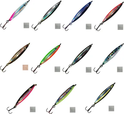 Produktbild von Eisele Eitz-Fly Holo mit Drillingshaken - Meerforellenköder, Gewicht / Länge / Hakengröße:14g / 8cm / Gr. 4, Farbe:rot/schwarz