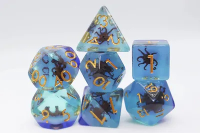 Immagine prodotto di Foam Brain Games Set di dadi Coffee Octopus per giochi di ruolo