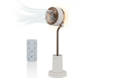 Produktbild von Fakir premium TVC 800 Design Ventilator leise mit Fernbedienung 3D Oszillation Timer