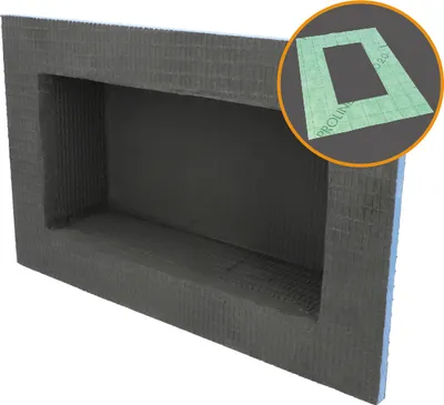 Produktbild von PROBOX BASIC befliesbare Wandnische, Duschablage 15/30 mit Dichtmanschette
