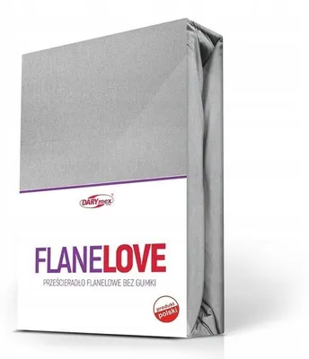 Produktbild von Karo Flanell Bettlaken ohne Gummizug 180x210 cm Hellgrau