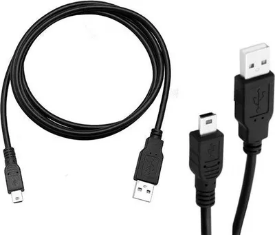 Produktbild von Ugreen 10355, 1 m, USB A, Mini-USB B, USB 2.0, Schwarz