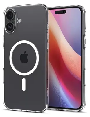 Produktbild von Spigen Liquid Crystal MagFit, Cover, Apple, iPhone 16 Plus, 17 cm (6.7"), Transparent