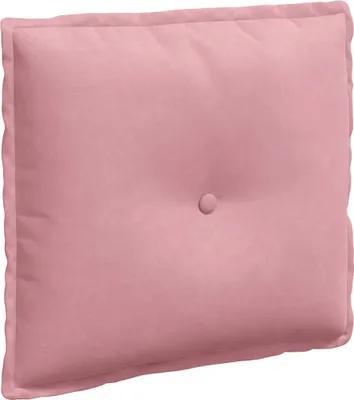 Immagine prodotto di vidaXL Cuscino posteriore rosa 50 x 45 cm in tessuto a coste