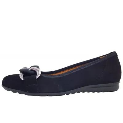 Immagine prodotto di Scarpe da ginnastica da donna Gabor Comfort, modello ballerina, colore nero, ideali per il tempo libero
