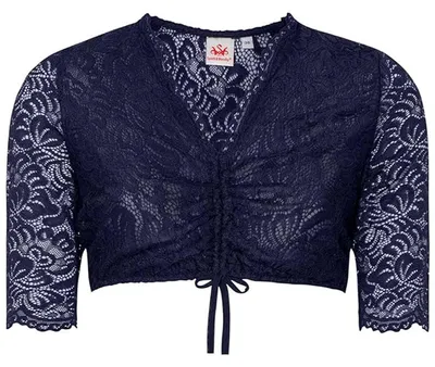 Produktbild von Dirndlbluse Ansbach dunkelblau 38