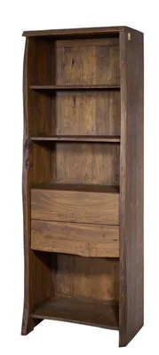 Immagine prodotto di MASSIVMOEBEL24 | scaffale in legno di Acacia 71x45x204 marrone laccato PURE ACACIA #211