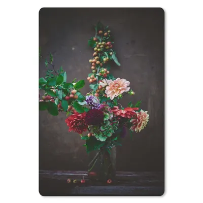 Produktbild von MuchoWow® Mauspad Mousepad Dahlie - Farben - Stilleben 40x60 cm - Mousepads - Maus Mat - Pad - Mausunterlage - Schreibtisch Accesoire