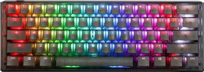 Image de Ducky One 3 Aura Mini - filaire - USB - interrupteur mécanique - QWERTY - LED RGB - noir