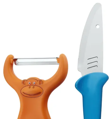 Immagine prodotto di WMF Kinderkoch-Set mit Gemüseschäler und Messer, 2-teilig 3201002438 4000530631213