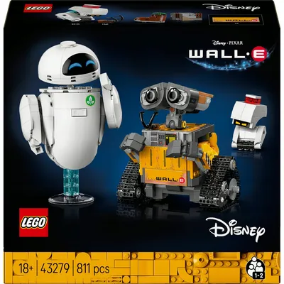 Produktbild von Lego Disney 43279 Wall-E Und Eve 811 Elemente R Für Konstruktionsfans Und Sammler