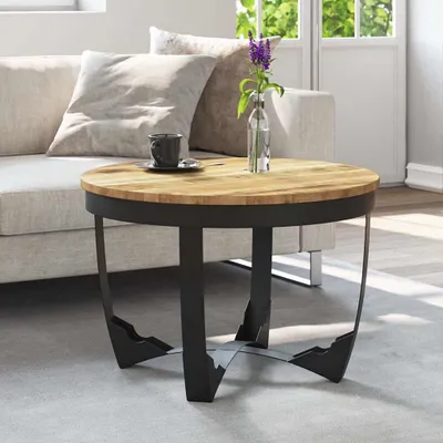 Immagine prodotto di Tavolino Rough in legno massiccio di mango 60x40 cm