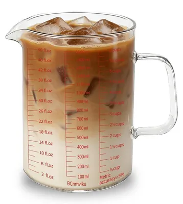 Image de Béchers de 1500 ml en verre borosilicaté, avec triple graduation