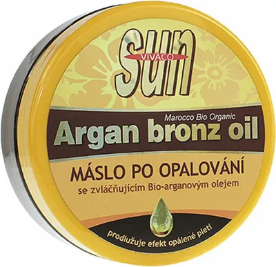 Produktbild von Vivaco SUN Argan Bronz Oil After-Sun-Butter mit Bio-Arganö l 200ml