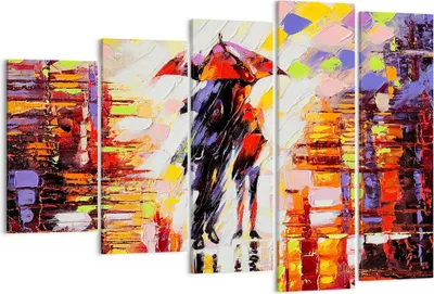 Produktbild von Bild auf Leinwand - Leinwandbild - gehen liebhaber - 150x100cm - Wand Bild - Wanddeko - Wandbilder - Leinwanddruck - Bilder - Kunstdruck - Wanddekoration - Leinwand bilder - Wandkunst - EG150x100-3527
