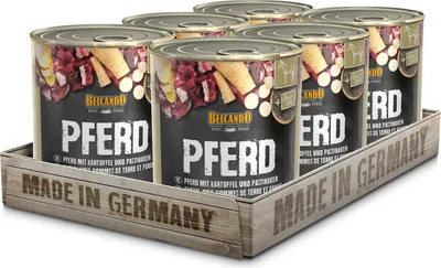 Produktbild von BELCANDO® Pferd mit Kartoffeln und Pastinaken 6x 800g