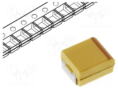 Produktbild von 5x Kondensator: Tantal SMD ±20% 47uF Geh: D 10VDC 2917  -55÷125°C T491D476M010AT T