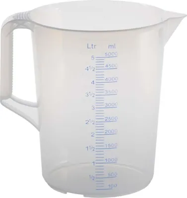 Immagine prodotto di hünersdorff caraffa dosatrice 5000 ml polipropilene trasparente - 939000