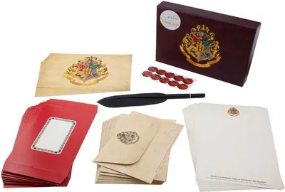 Produktbild von Harry Potter Geschenkset zum Schreiben von Briefen mit Heulern, Federkiel und mehr