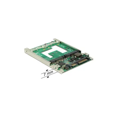 Obrázek produktu pro Delock 2.5? Konverter SATA 22 Pin > mSATA mit RAID (62545)