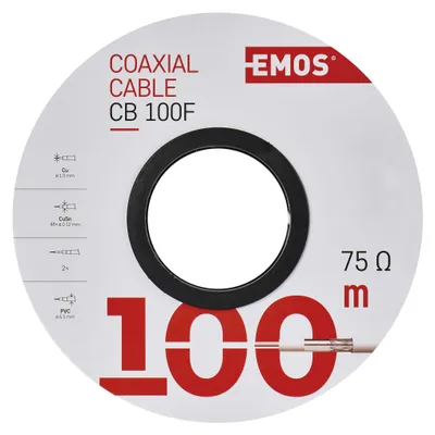 Koaxiální kabel CB100F, 100m