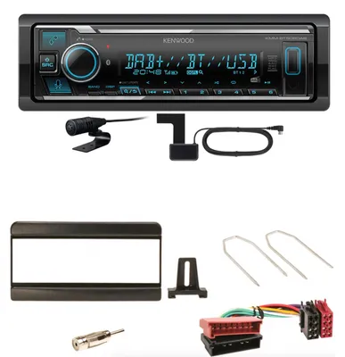 Produktbild von Kenwood KMM-BT508DAB Bluetooth DAB USB Einbauset für Focus Fiesta Puma Mondeo