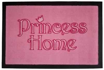 Produktbild von Fußmatte- PRINCESS 60x40cm Mädchen-Matte Türmatte Geschenkidee Tochter-Geschenk