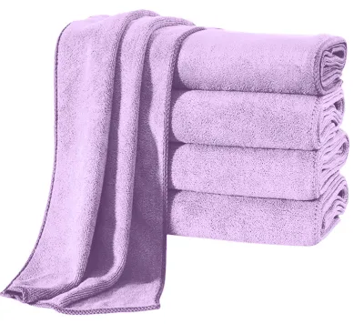 Produktbild von Stück saugfähige Mikrofaser-Handtücher, schnelltrocknend, 35,5 x 76 cm, hautfreundlich, für Bad, Fitness, Sport, Yoga und Strand