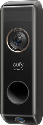 Produktbild von Eufy Video Doorbell Dual - Add-on - Türklingel - kabellos - 802.11b/g/n - Schwarz