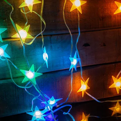 Obrázok produktu pre Smart sveteľná reťaz - hviezda - USB - 25 RGB LED - 5 m - Bluetooth