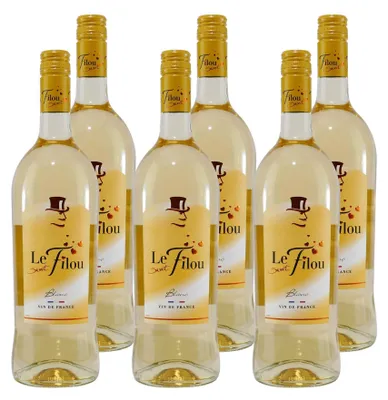 Produktbild von Le Filou Sweet Blanc -lieblich- (6 x 1,0L)