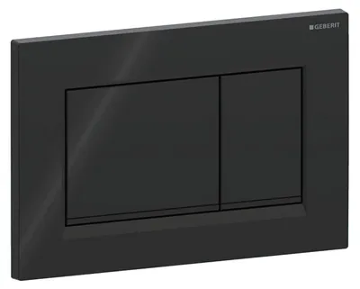 Betätigungsplatte Sigma30, 2-Mengen-Spülung, schwarz