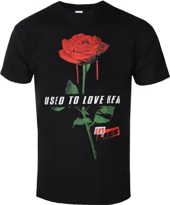 Image de Guns N Roses - "Used To Love Her" T-shirt Homme/Femme Unie RO455 (S) (Noir)