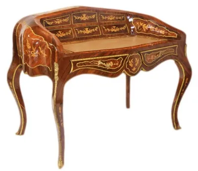 Produktbild von Casa Padrino Luxus Barock Schreibtisch Mahagoni Sekretär 120 cm Französischer Stil - Antik Stil