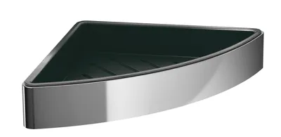 Produktbild von Emco Loft Duschregal EckUnterputz 17 9x17 9x3 6cm schwarz
