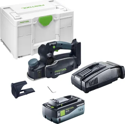 Produktbild von Festool HLC 82 EB-Basic Akku Hobel 18 V 82 mm Brushless + 1x Akku 8,0 Ah + Ladegerät + Systainer