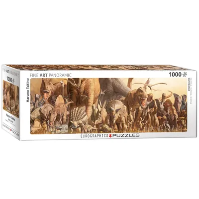 Produktbild von EUROGRAPHICS Panoramapuzzle Dinosaurier 1000 Teile