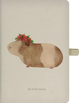 Produktbild von Mr. & Mrs. Panda notizbuch Meerschweinchen Weisheit - Transparent - Geschenk, Reisetagebuch, Motivation, Skizzenbuch, A5, Lustige Sprüche, Spruch, Adressbuch, Blumenkind