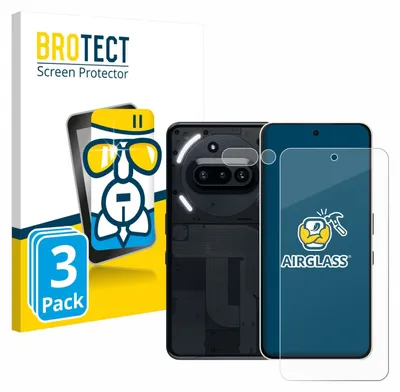 Product packaging for a screen protector, showing the packaging and the product itself.