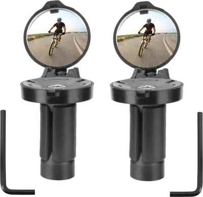 Produktbild von Fahrradspiegel 360° drehbar und klappbar - Set von 2 für Lenker (16-22 mm)