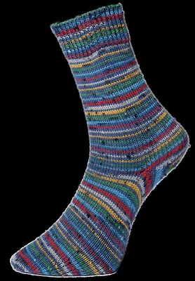 Produktbild von Pro Lana Golden Socks FASHION 6 100 g 4-fach Sockenwolle mit 75 % Schurwolle 400 m Farbe 706