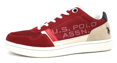 Produktbild von US Polo Herrenschuhe Schnürschuhe Sneaker Rosa Freizeit, Schuhgröße:41 EU