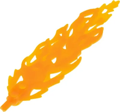 Produktbild von 1x Lego Bionicle Waffe Flammen Schwert transparent orange Glatorianer 64297