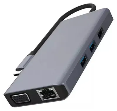 Image de Usb-c P/3usb/sd/microsd/hdmi4k/rj45/vga - Akashi