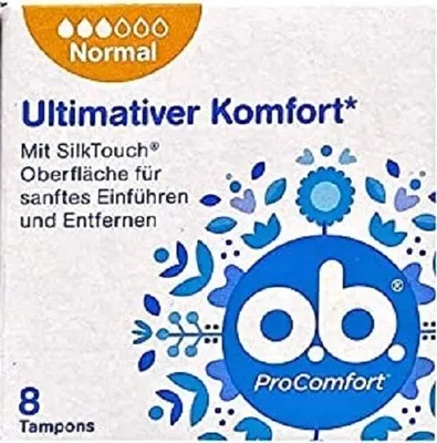 Produktbild von O.B. O.B.Tampons Pocket Pack 8er